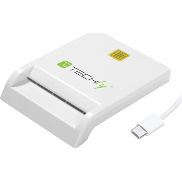 Techly Reader Smart Card Čtečka USB-C kontaktních karet