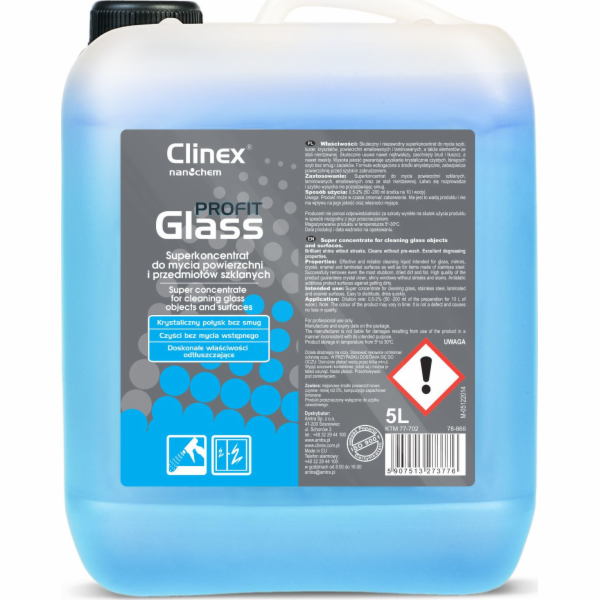 Clinex Účinný koncentrát na čištění oken, zrcadel, skla, ...
