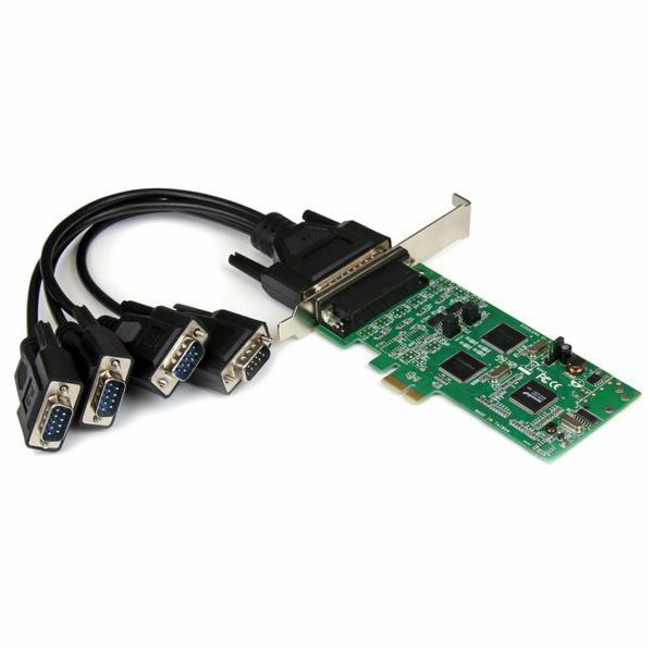 StarTech PCIe x1 řadič – 4x RS-232 sériový port (PEX4S232...
