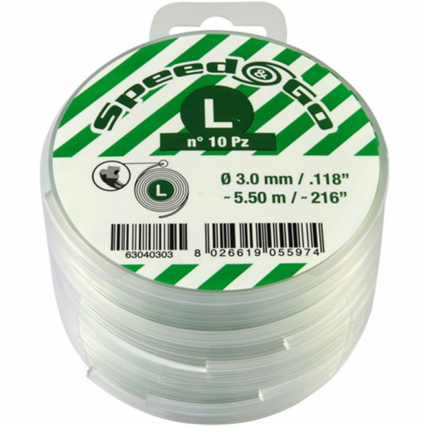 Oleo-Mac Řezací struna 3,0 mm 5,5 m 10ks (63040303)