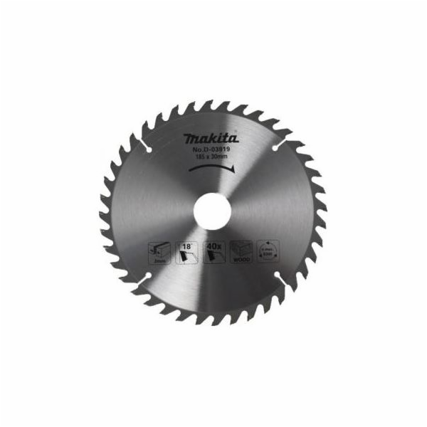 Makita Wood kotouč 185 x 30 mm 40z (D-03919)