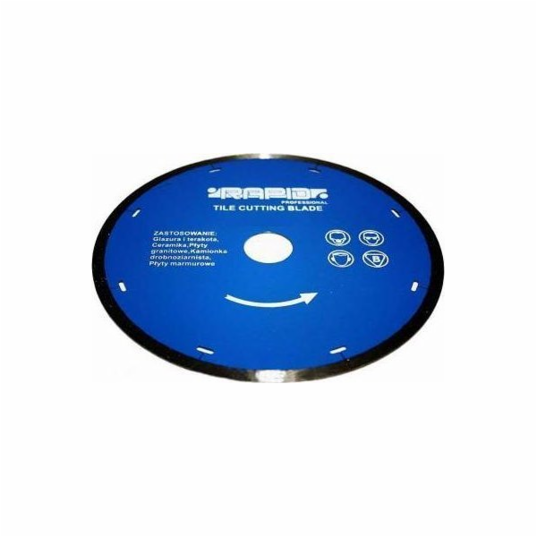 Mar-Pol MAR-POL PLNÝ DIAMANTOVÝ DISK 250x1.6x25.4mm RAPID