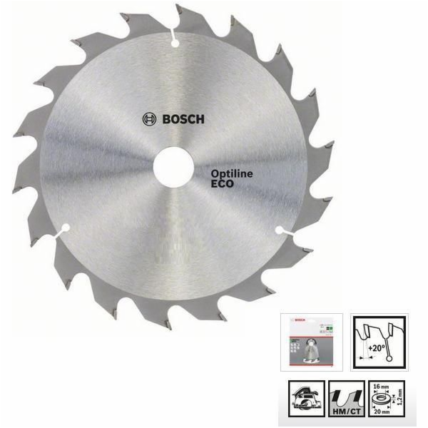 Bosch Zubová pila ECO Optiline Wood 190 x 20 mm 24z (2608...