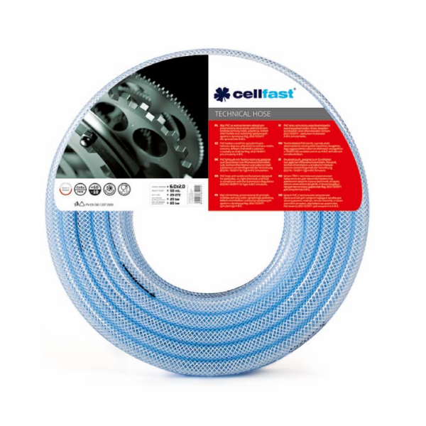 Cellfast Technical hadice s textilní výztuhou 8mm 50m (20...