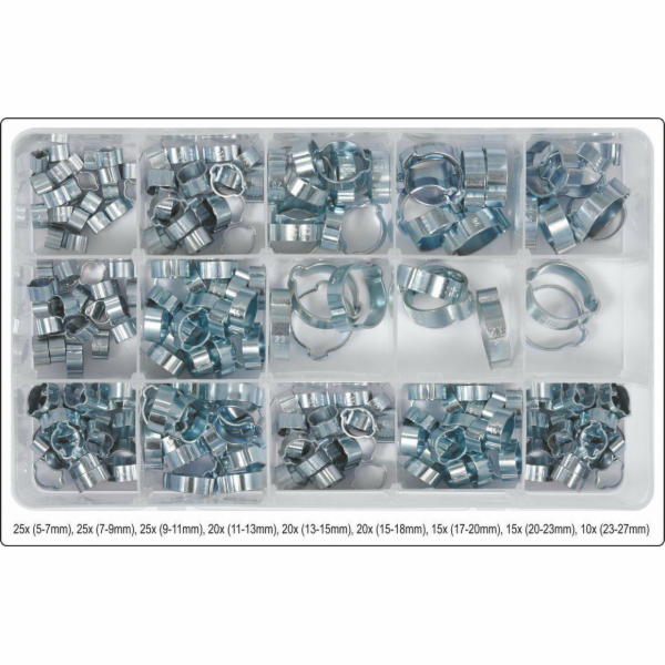 Svorky Yato s ušima 175 ks (YT-06784)