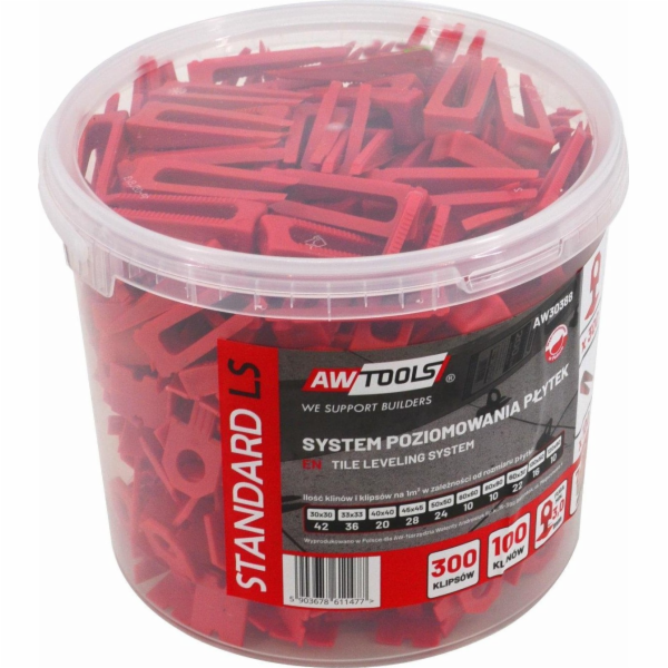 AWTools VYROVNÁVACÍ SYSTÉM OBKLADŮ STANDARDNÍ 3,0mm - 7-1...