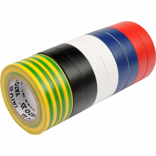 Yato izolační pásky 19mm x 20m 10 ks (YT-8173)
