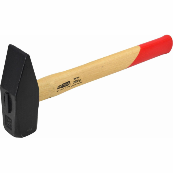 AWTools ZÁMEČNICKÉ KLADIVO 2,0 kg DŘEVĚNÁ RUKOJEŤ BLACK L...