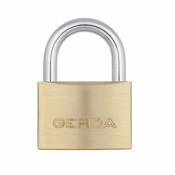 Gerda mosazný visací zámek 60mm + 3 klíče (KMP60)