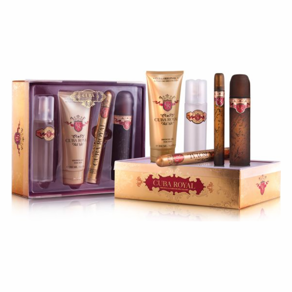 Cuba Royal Set pro muže EDT 100ml + EDT 15ml + Sprchový g...