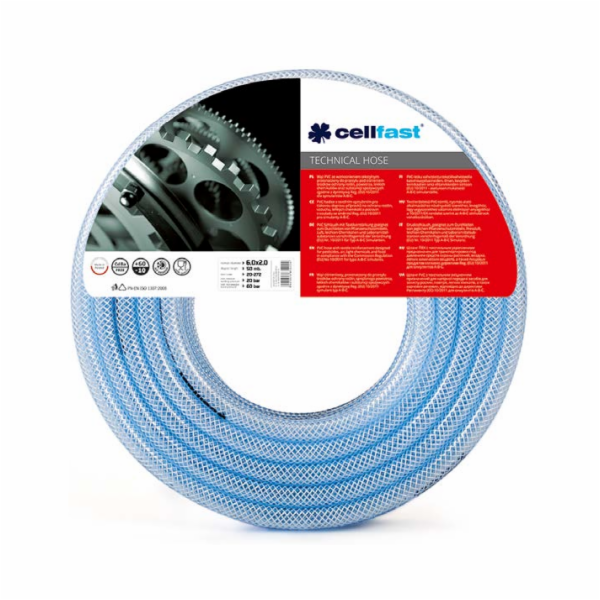 Cellfast Univerzální technická hadice 6mm x 50m (20-272)