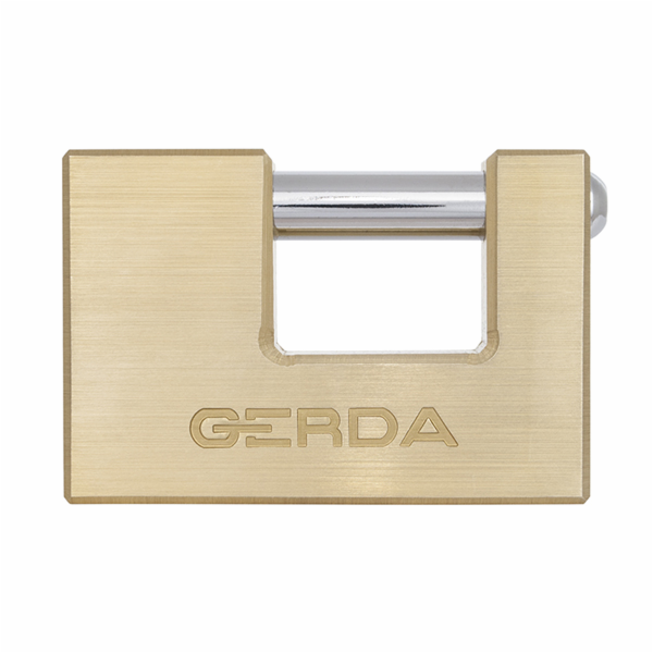 Gerda Mosazný visací zámek 90mm + 3 klíče