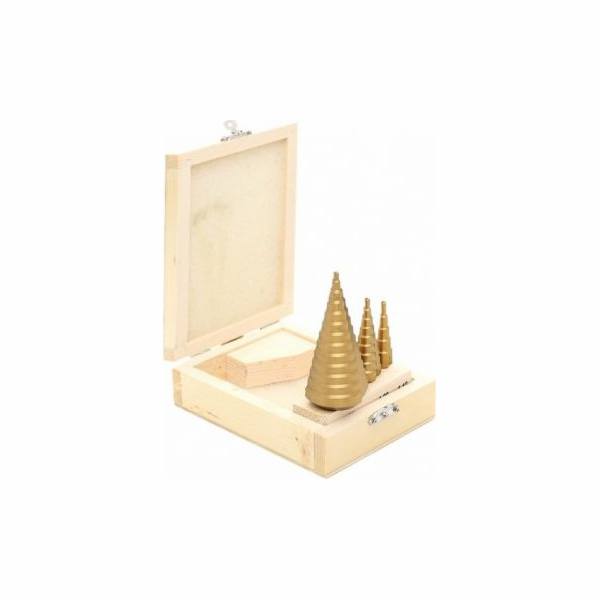 AWTools stupňovitý vrták válcový 6 10 8mm 3ks. (AW40999)