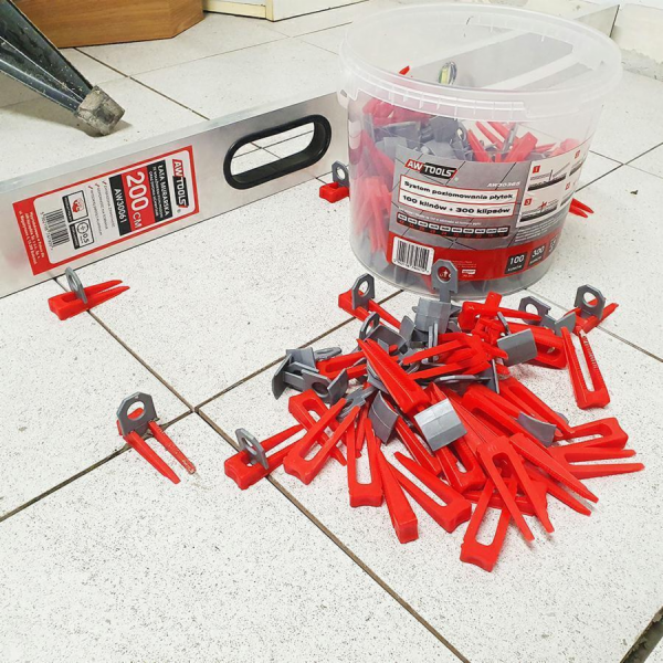 AWTools VYROVNÁVACÍ SYSTÉM DLAŽDICE LEVEL UP 6-17mm KLÍNY...