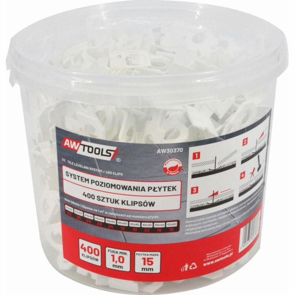 AWTools SYSTÉM VYROVNÁVÁNÍ OBKLADŮ STANDARDNÍ 1,0mm - 7mm...