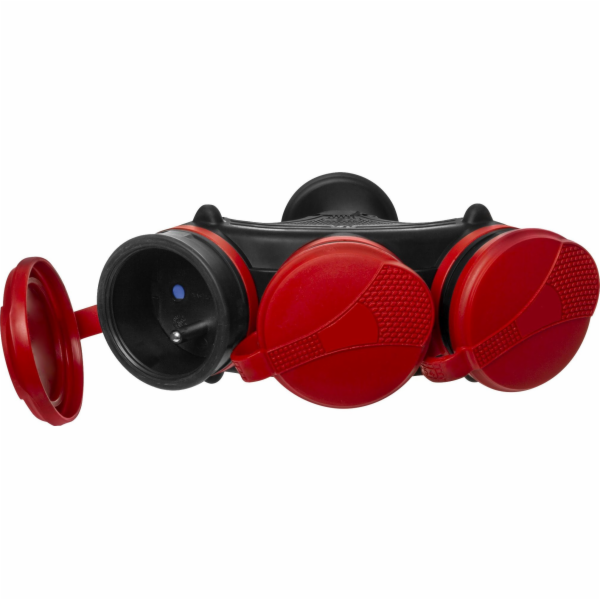 AWTools TROJITÁ ŠTÍPAČKA EXTREME S KLAPKAMI IP54 16A