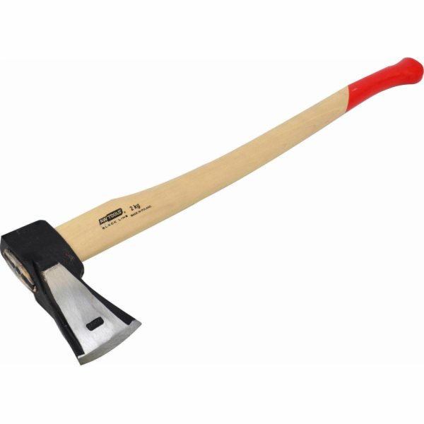 AWTools ŠTÍPACÍ SEKERA 2,0 kg DŘEVĚNÁ RUKOJEŤ BLACK LINE ...