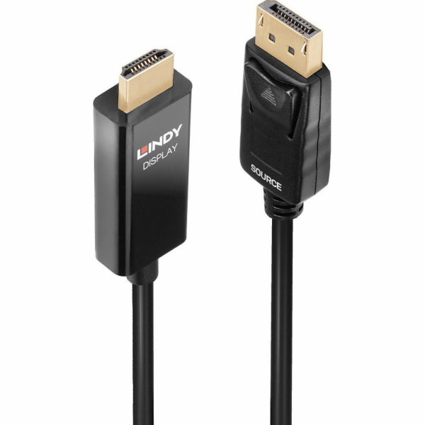 Lindy kabel 1m DisplayPort a HDMI Adaptérkabel s HDR