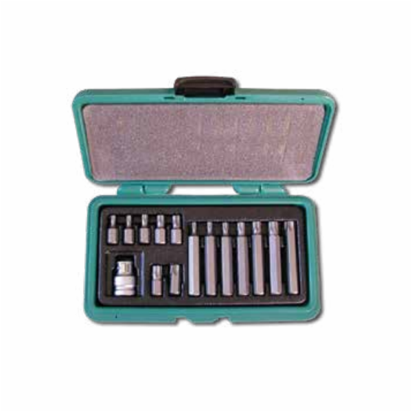 Sada bitů Honiton TORX 15 kusů - H4015