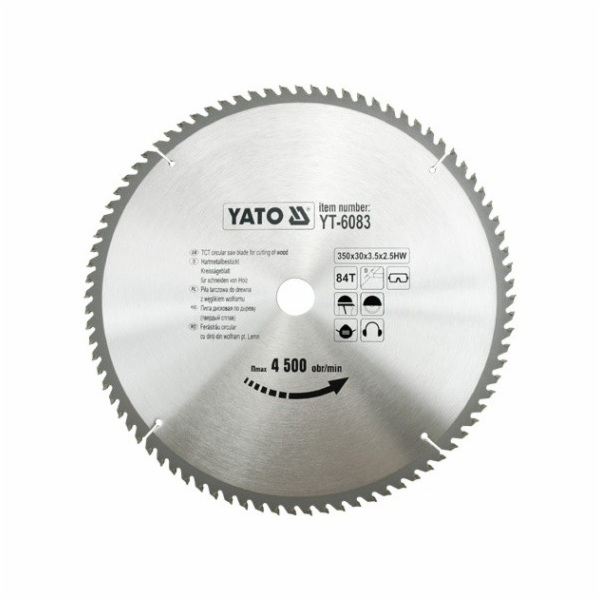 Kotoučová pila Yato Wood 350x30mm 84z YT-6083