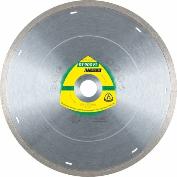 Diamantový kotouč Klingspor, plný 125 mm x 1,4 mm x 22,2 ...