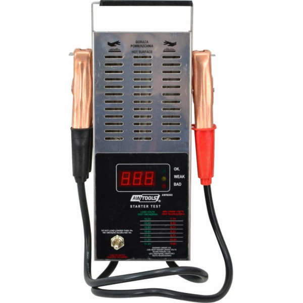 AWTools DIGITÁLNÍ TESTER AKUMULÁTORŮ A BATERIÍ 12V