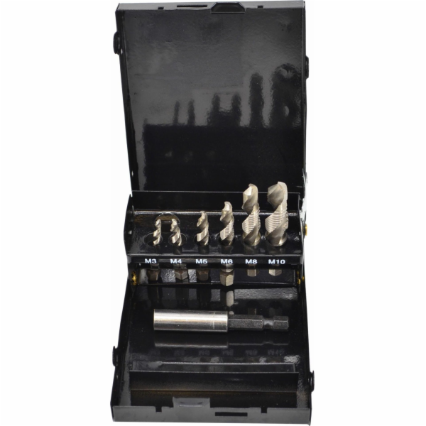 AWTools vrtačka AWTOOLS SADA VRTACÍCH VRTÁKŮ M3-M10 7 KUS