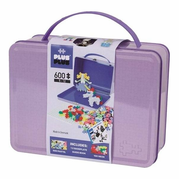 PlusPlus Klocki Plus Mini pastelový kufr 600 ks.