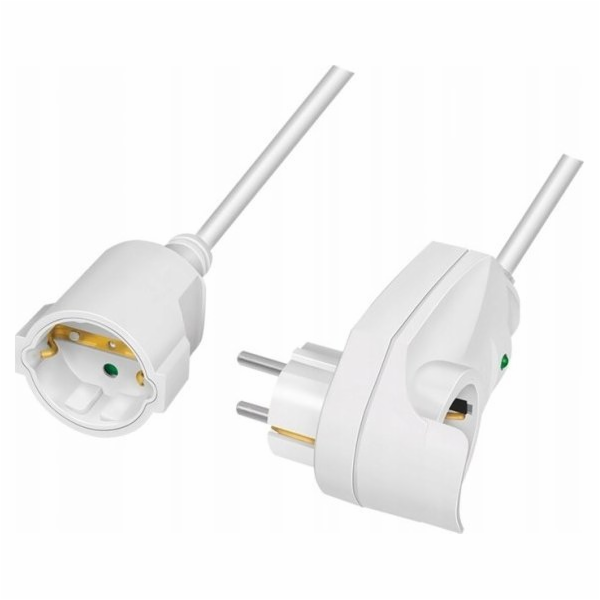 LogiLink prodlužovací kabel 3,0m bílý