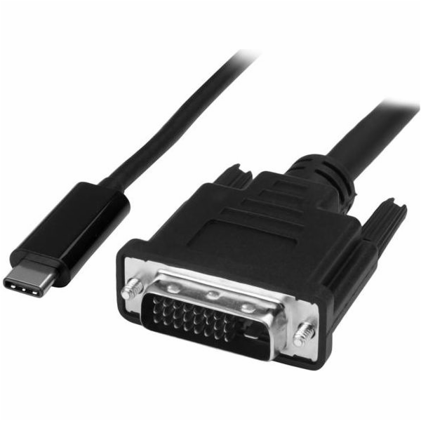 StarTech USB-C - DVI-D USB kabel 1 m černý (CDP2DVIMM1MB)