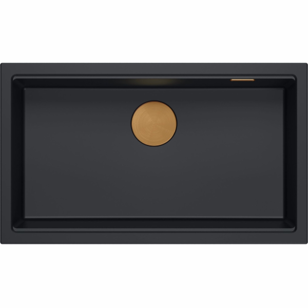 GraniteQ dřez LOGAN 110 GraniteQ čistý uhlíkový dřez 76x4...