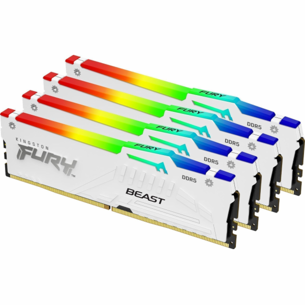 Paměť Kingston Fury Beast RGB, DDR5, 64 GB, 5600 MHz, CL4...