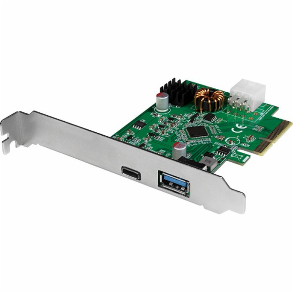 LogiLink PCIe 3.0 x4 řadič – 1x USB 3.0 + USB-C (PC0089)