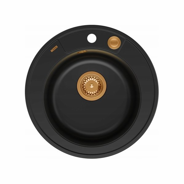 GraniteQ dřez MORGAN 210 GraniteQ čistý uhlíkový dřez se ...