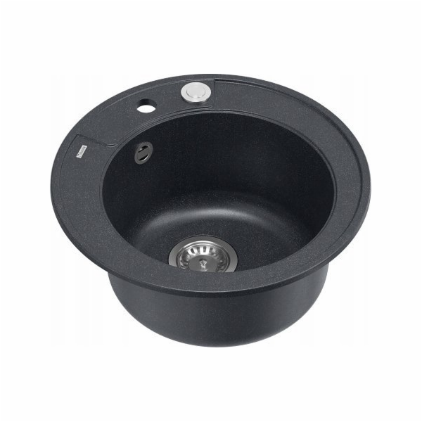 GraniteQ dřez MORGAN 210 GraniteQ černý diamantový dřez s...