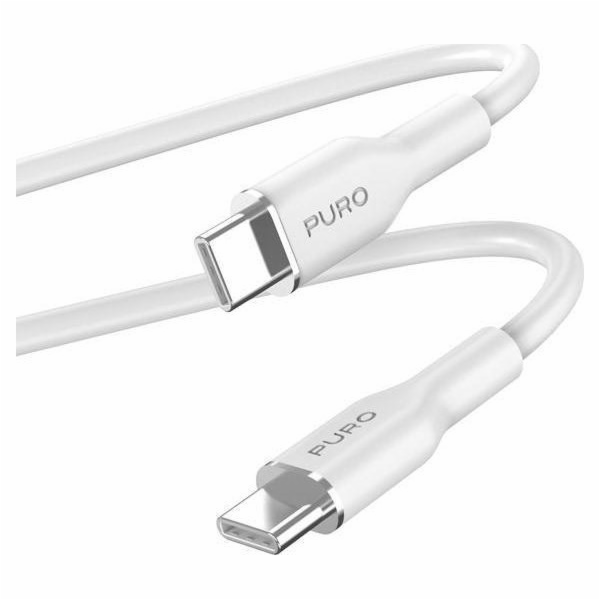 Puro USB-C – USB-C kabel USB 1,5 m bílý (PUR671)