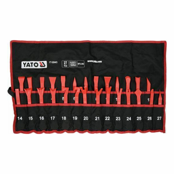 SADA STAHOVAČŮ čalounění Yato YATO 27 kusů YT-08443