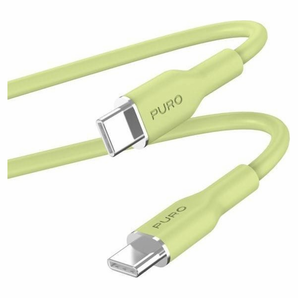 Puro USB-C – USB-C kabel USB-C 1,5 m žlutý (PUR673)