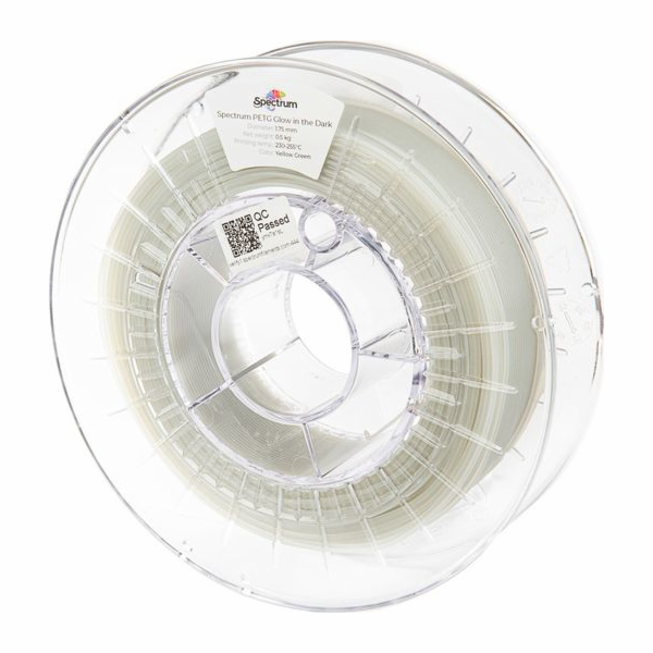 Spectrum Filament PET-G Glow in the Dark 1,75 mm žluto-ze...