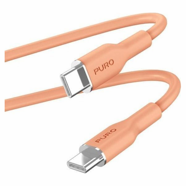 Puro USB-C – USB-C kabel USB 1,5 m oranžový (PUR674)