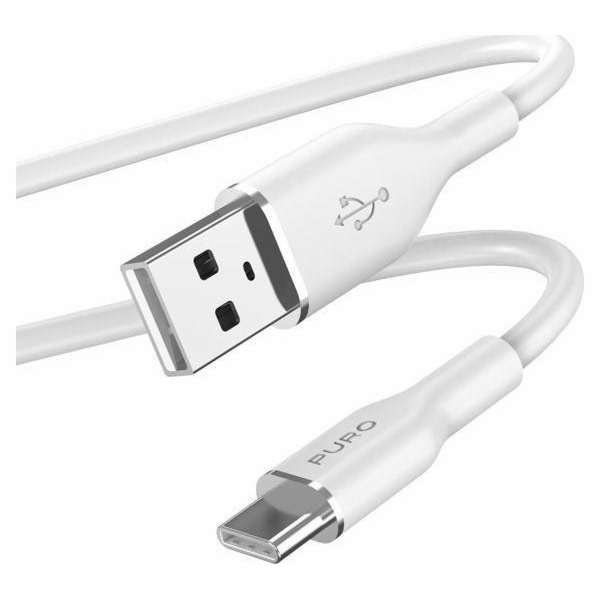 Puro USB-A - USB-C USB kabel 1,5 m Bílý (PUR677)