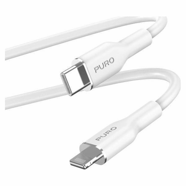 Puro USB-C – Lightning kabel 1,5 m bílý (PUR686)