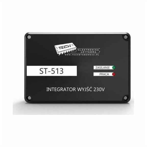 Integrátor výstupu Tech ST-513 230V, černý ST513BK