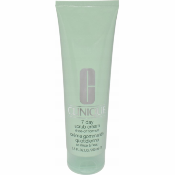 CLINIQUE  7 DENNÍ SCRUB CREAM OPLACHOVACÍ FORMULA 250ml