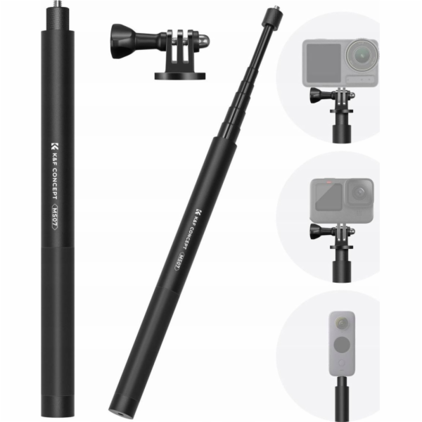 Monopod Kf Stativ Monopod Selfie Stick 153cm pro Gopro Sj...