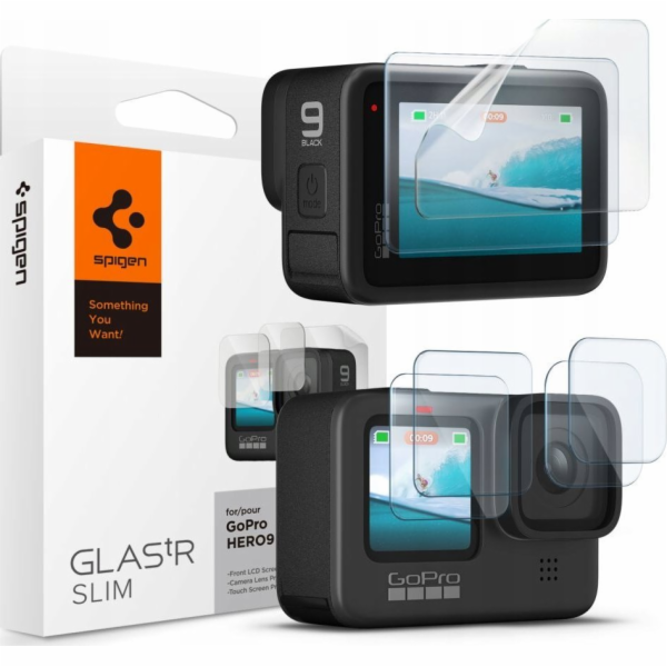 Spigen TEPLENÉ SKLO SPIGEN GLAS.TR SLIM + FILM 2-SET GOPR...