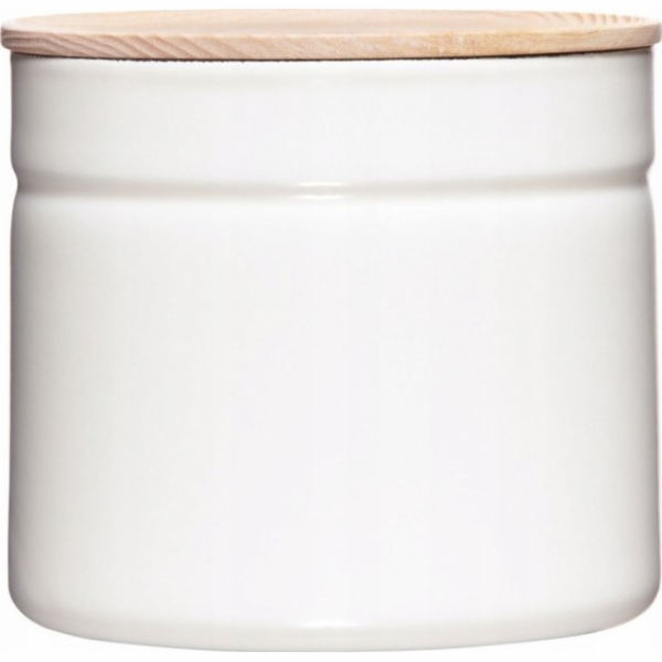 Riess  - Nádoba s dřevěným víčkem 1,3l Pure White