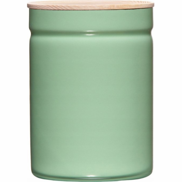 Riess  - Kuchyňská nádoba s dřevěným víkem 2,2l Slow Green