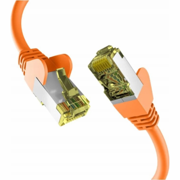 EFB  CAT6a ORANŽOVÁ 20m Patch kabel S/FTP PIMF
