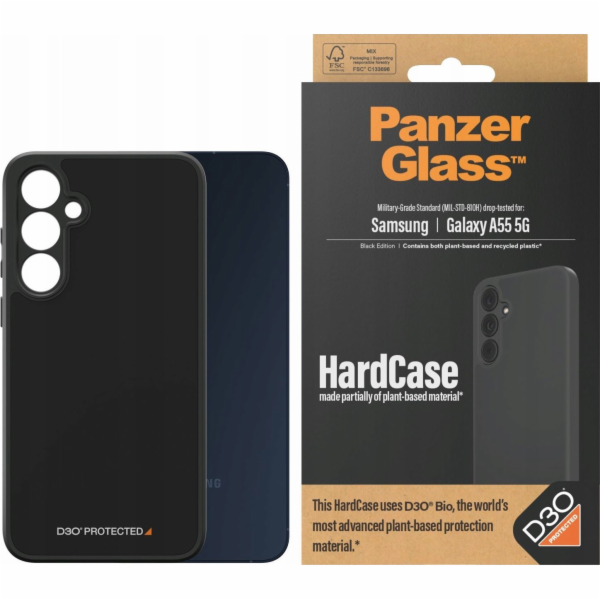 PanzerGlass  HardCase Sam A55 5G A556 D3O 3xMilitary grad...